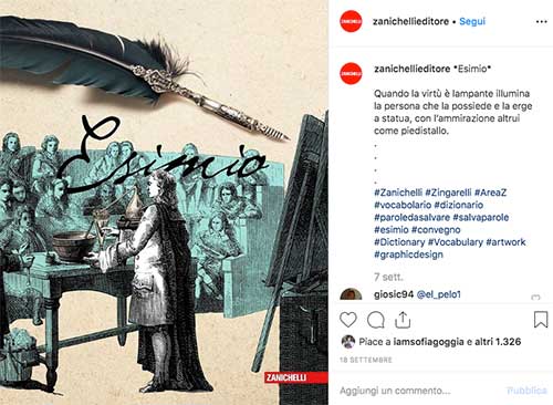 Instagram strategy Zanichelli