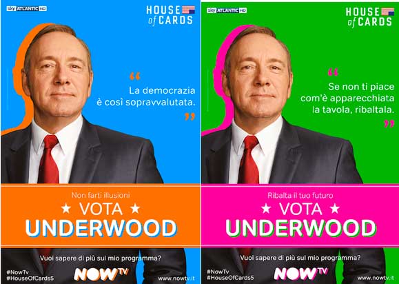 Promozione guerrilla marketing per House of Cards