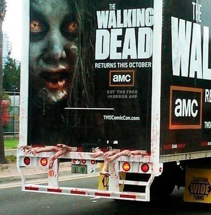 Guerrilla marketing per The Walking Dead