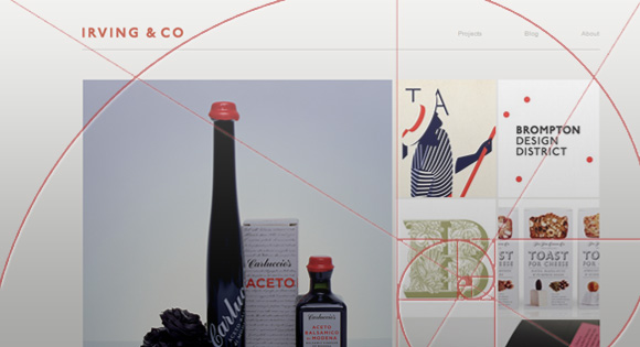La divina proportione nel web design di un sito web